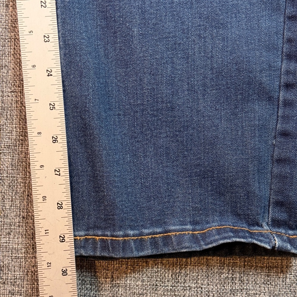 Men Eddie Bauer Jeans | Size 34 x29.75 | Blue Straight Leg Denim Medium Wash - Picture 7 of 13